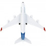 Модель Самолет 15 см металл инерция (свет, звук) Технопарк 857787-R