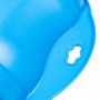 Санки-ледянки Веселый паровозик с ремнем (голубые) Олимпик 8013-00