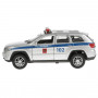 Машина Jeep Grand Cherokee Полиция 12см серебр мет. инерц (свет, звук) Технопарк CHEROKEE-12SLPOL-SL
