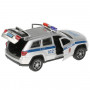 Машина Jeep Grand Cherokee Полиция 12см серебр мет. инерц (свет, звук) Технопарк CHEROKEE-12SLPOL-SL