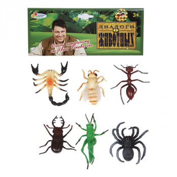 Набор из 6-и насекомых Играем Вместе 10см в ассорт 107581